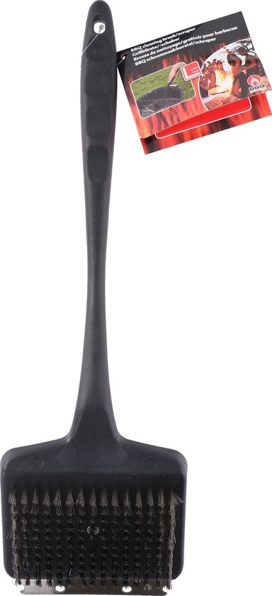 BBQ collection Barbecueborstel en Barbecueschraper - Staalborstel - Schraper - 2-in-1 BBQ Reiniger