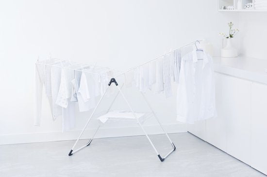 Brabantia Droogrek T-model - Inklapbaar Wasrek- 20m - White