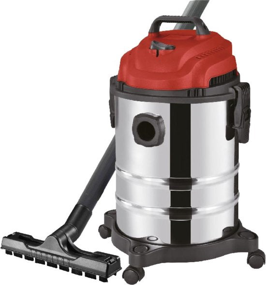 Benson Stofzuiger droog en nat - 1200W - 15 liter - 8-delig - RVS behuizing - met blaasfunctie