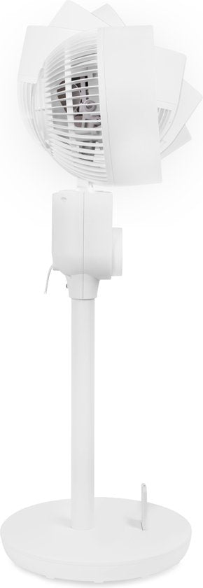 VONROC BREEZE Ventilator - fluisterstille vloerventilator - 88cm - Incl. afstandsbediening - 3 snelheden - zwenkfunctie - 180° kantelbaar - wit