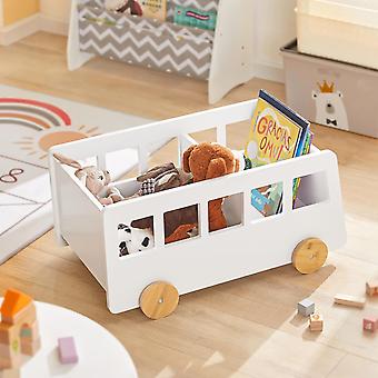 SoBuy - Kinderen Kids Boekenkast - Wit - 68x33x43 cm