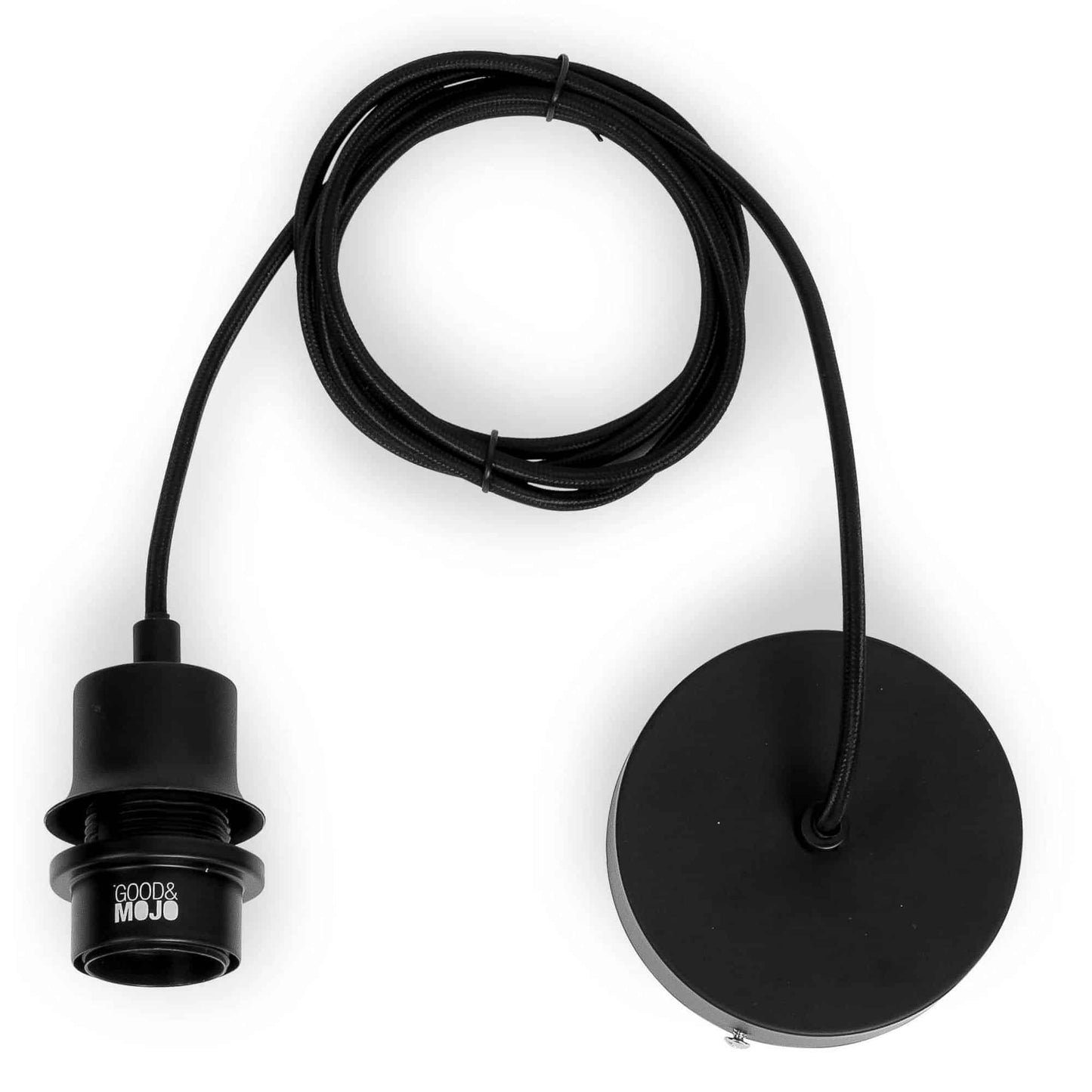 Good&Mojo Hanglamp Borabora – Ø70cm – Rotan – Zwart