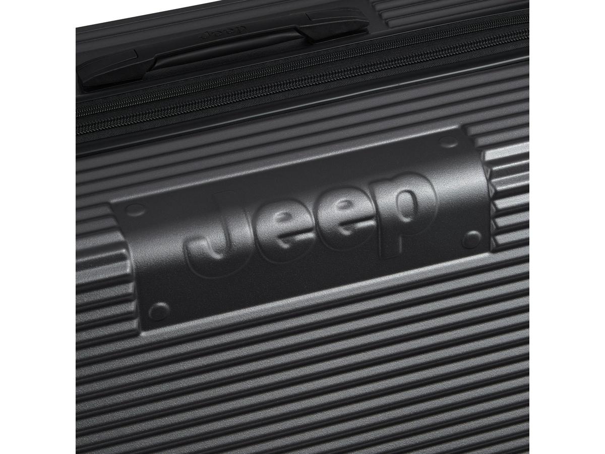Jeep Uitbreidbare Trolley XL - 81 cm - Silver