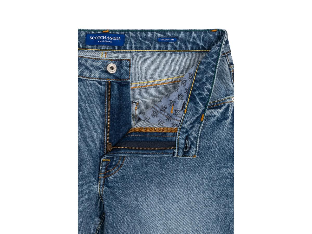 Scotch & Soda Haarlem Straight Fit Jeans W38-L34 Navy/Bright 467 SFA25VMB-21256