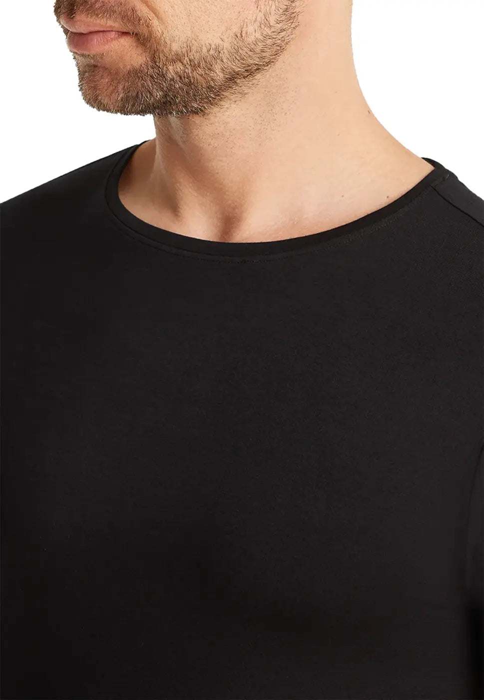 3x Ten Cate – Bamboo Basic Heren T-Shirt – Ronde Hals – Zwart – Maat S