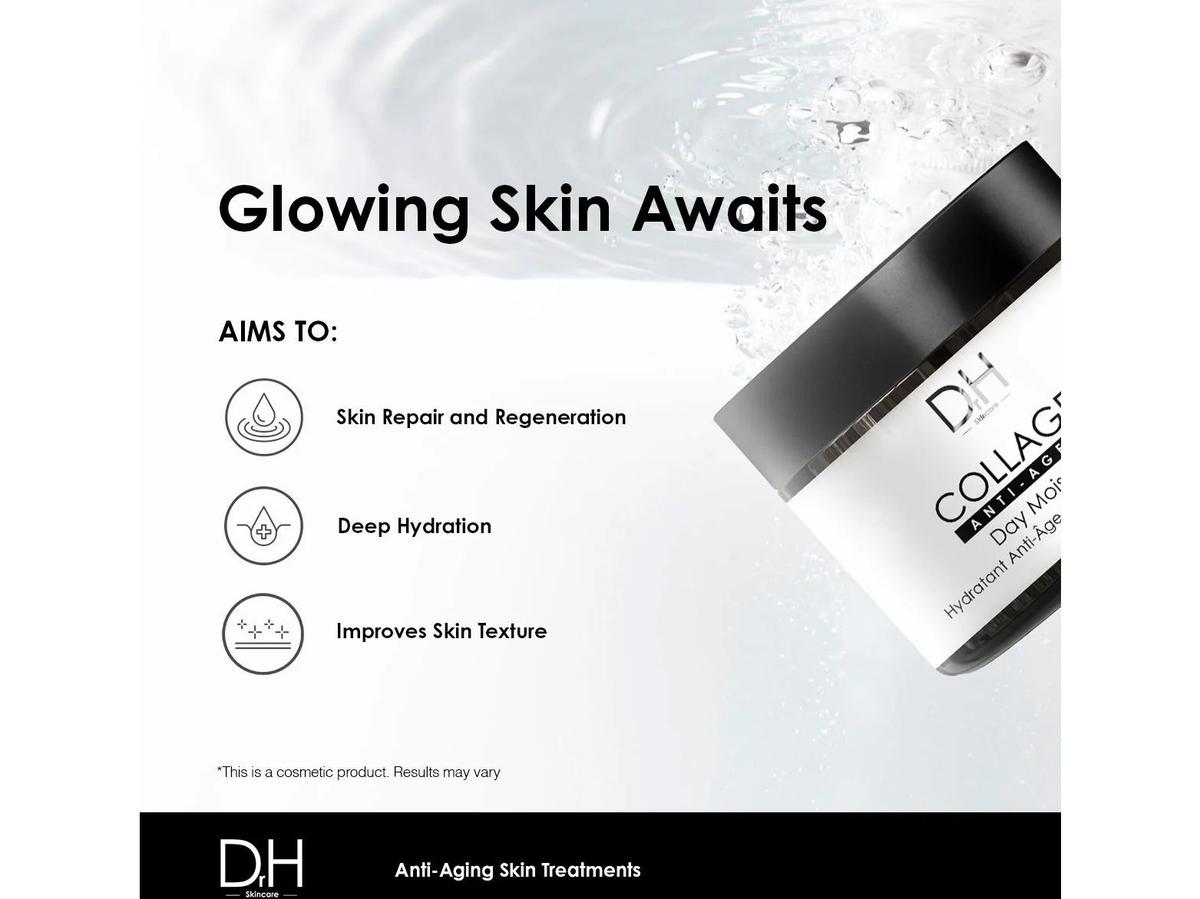 Dr. H Collageen Anti-Aging Day Moisturiser - 60 ml - Huidverzorging