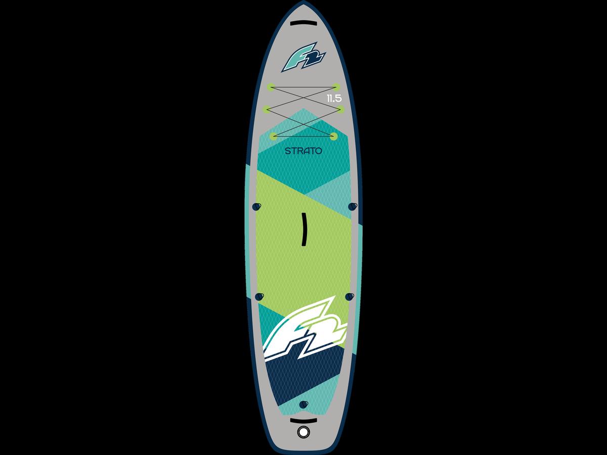 F2 Allround Supboard Strato - Opblaasbaar - Groen - 381 cm