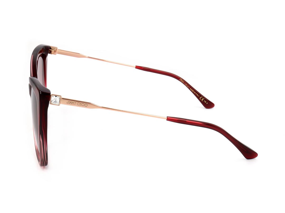 Jimmy Choo Seba/S Zonnebril - Burgundy Shaded - 58-15-145 - Dames