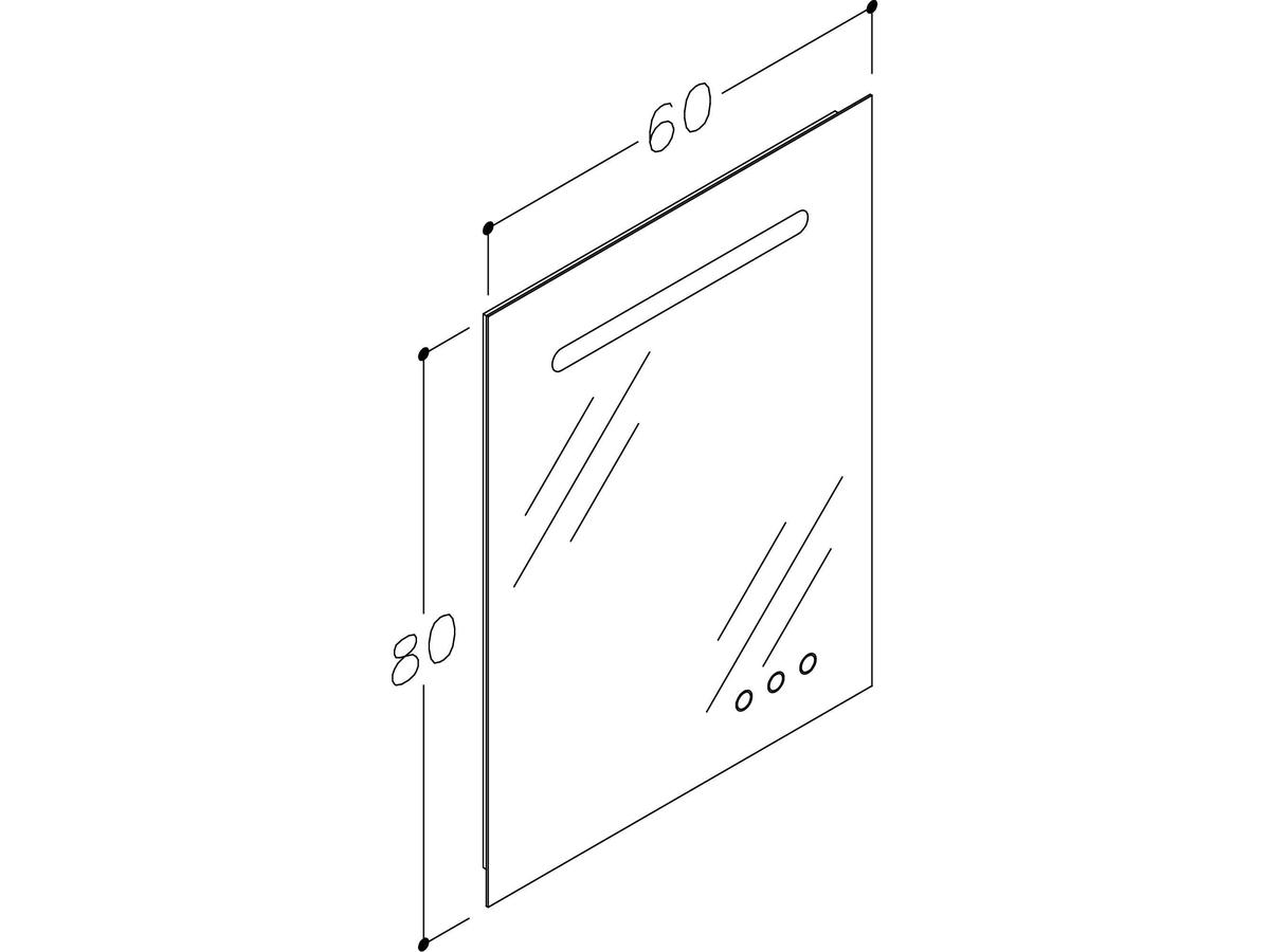 Kame Luara Badkamerwastafel - 61x39cm - Wit