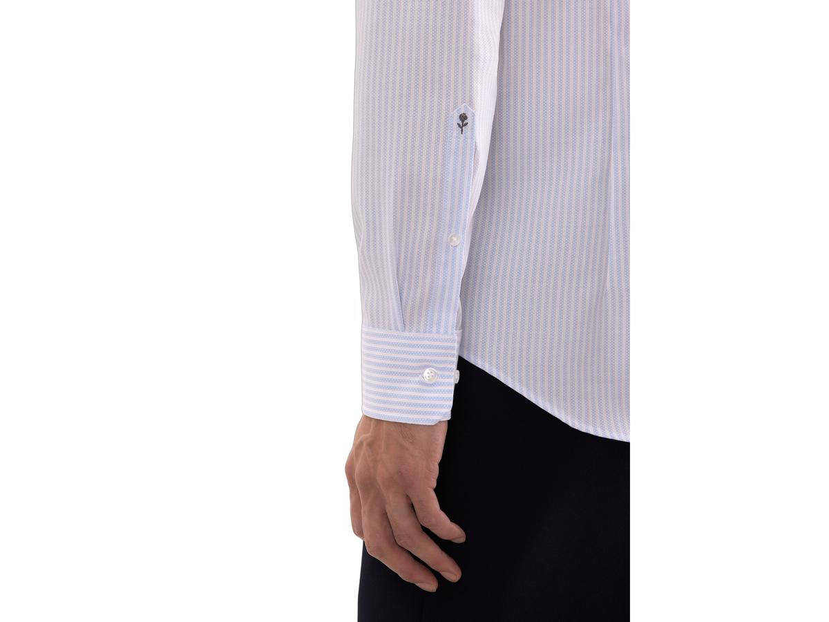 Seidensticker Spread Kent Overhemd Slim Fit 42 Light Blue | Business Hemd 01.849939-12