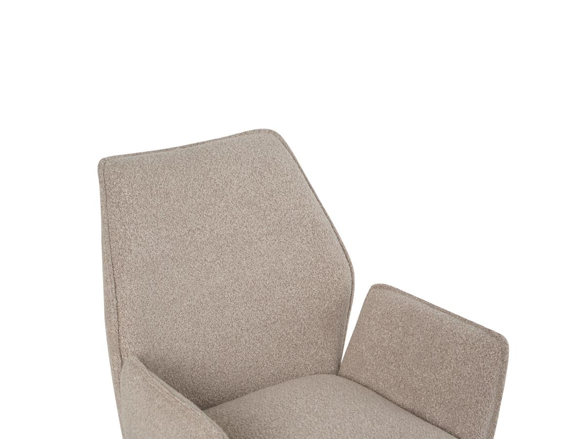 multifurn eetkamerstoel Jill - draaibaar - boucle taupe - set van 2