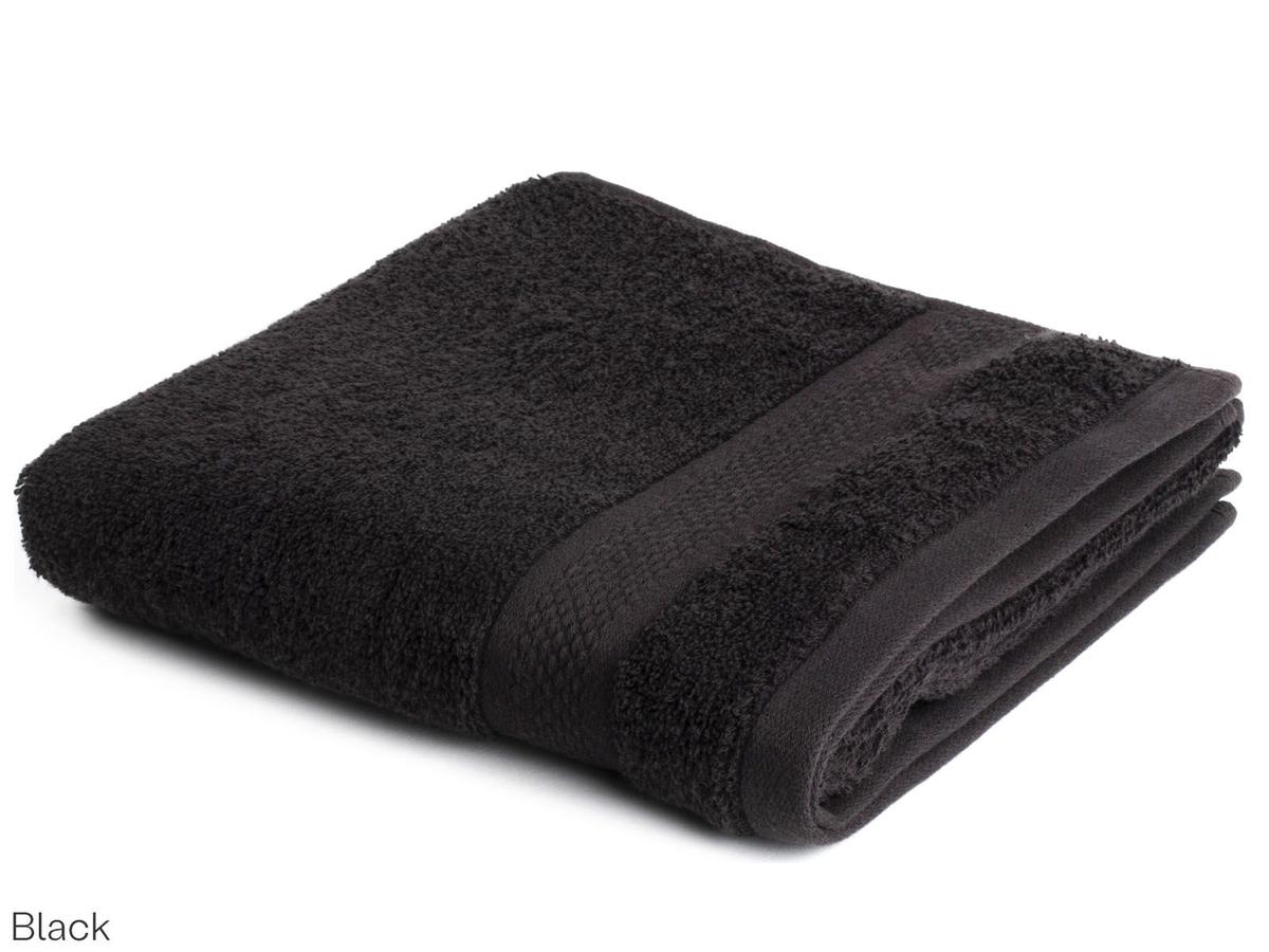 DoubleDry Handdoek Hotel Collectie - Zwart - maat 50x100 - 3 pack