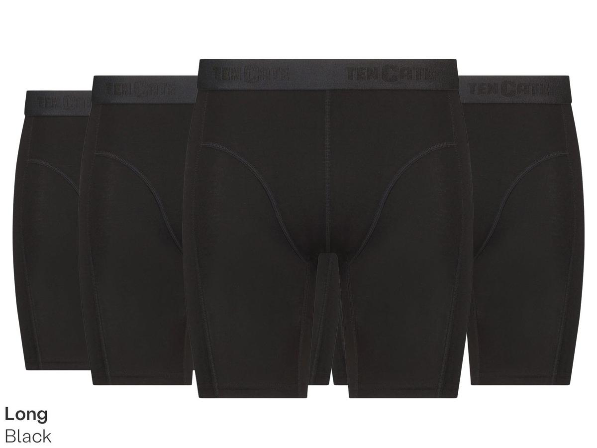 Ten Cate Bamboo Boxershort - Zwart - maat S - 2-pack