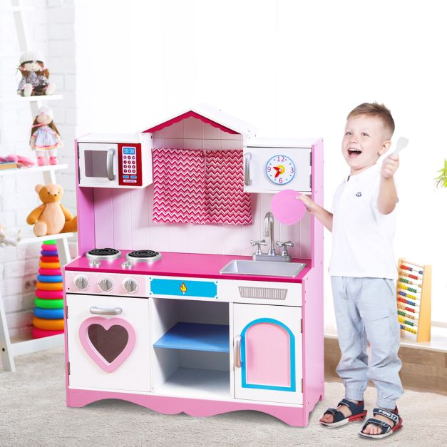 Coast Speelkeuken - MDF - 82 x 30 x 101 cm - Roze