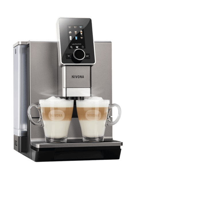 NIVONA CafeRomatica 930 - Volautomatische Espressomachine - Titanium - Bluetooth - TFT-Display - One-Touch Cappuccino