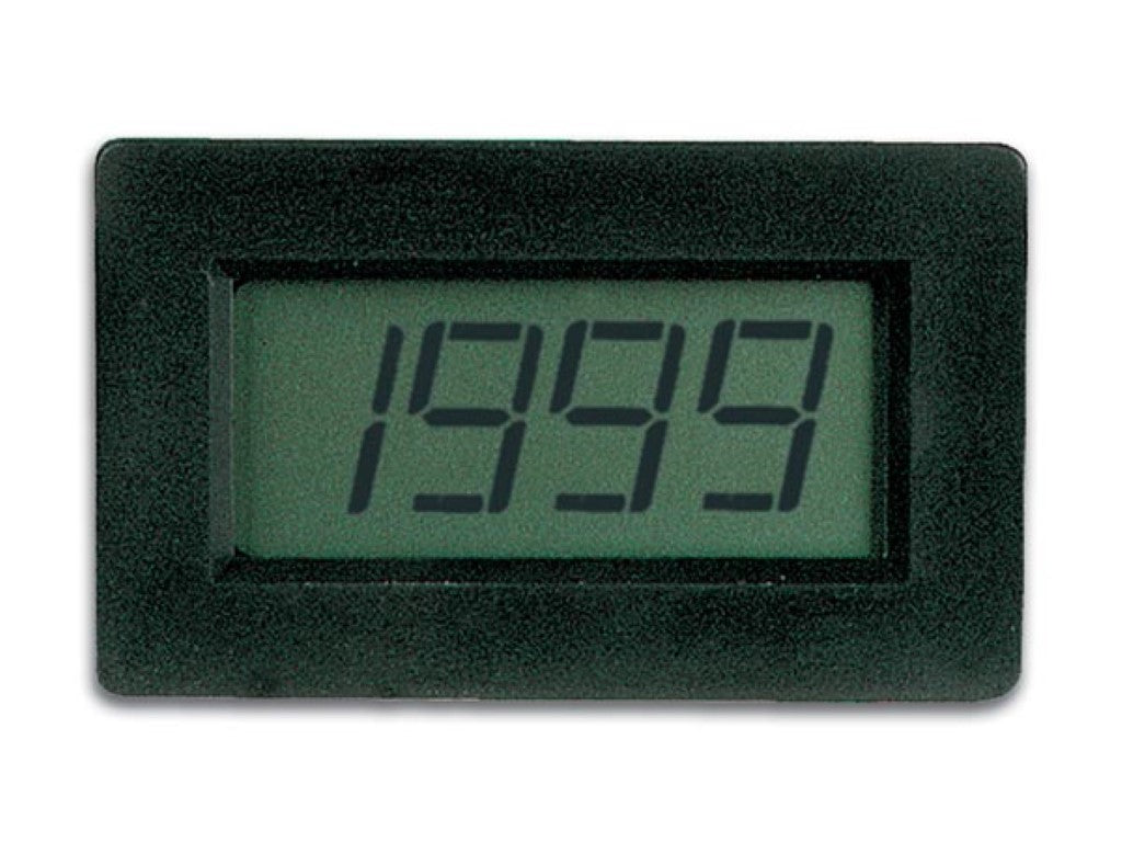 Velleman Digitale LCD Paneelmeter – 3,5-cijferig display, 9 VDC voeding – 68 x 44 cm – Zwart