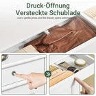SoBuy Smalle Schoenenkast met 2 Kleppen - Schoenentipper Zwart FSR78-L-W 75 x 24 x 96 cm
