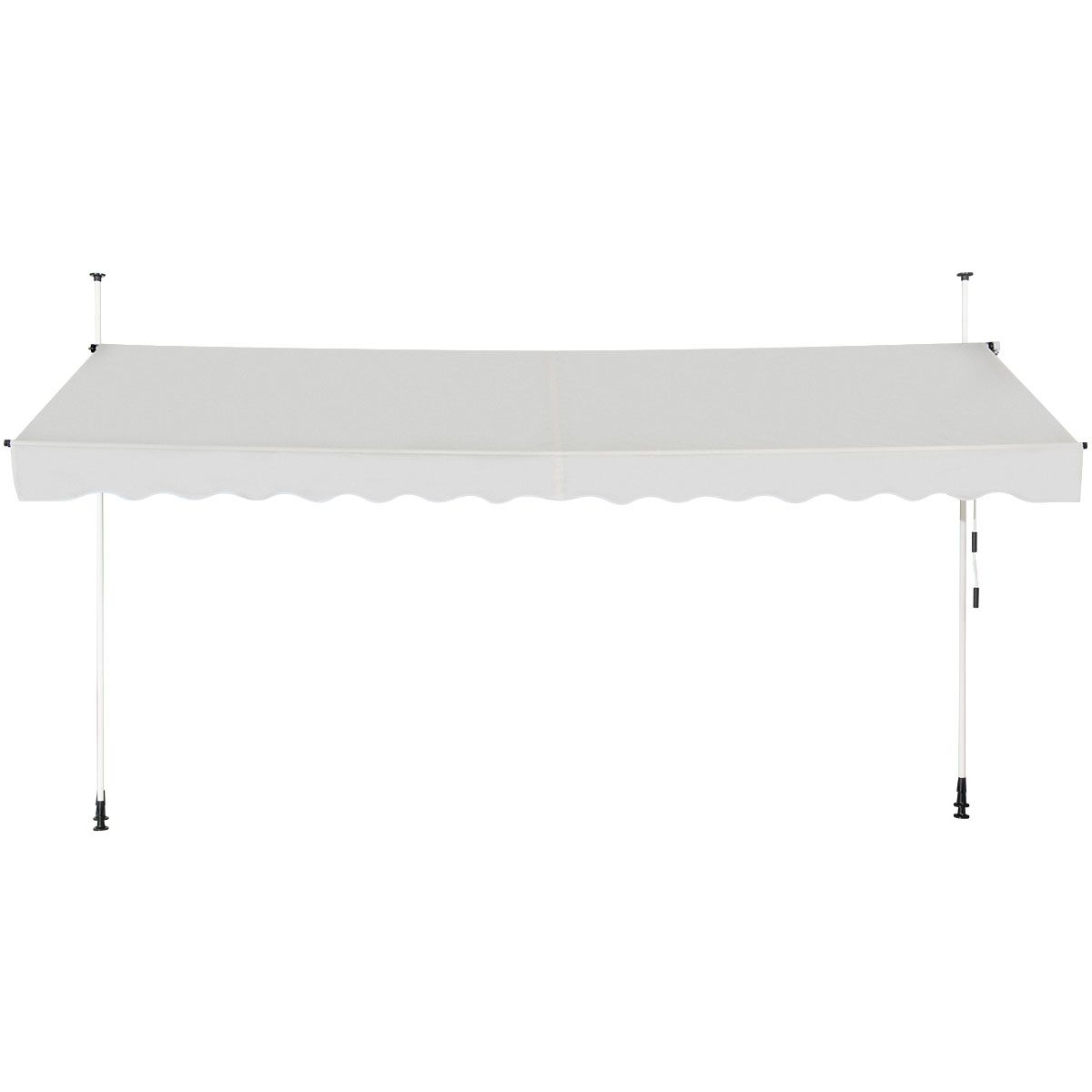 Coast Uitschuifbaar Zonnescherm - Waterdicht - UV Bestendig - Verstelbaar - 395 cm Breed - Beige