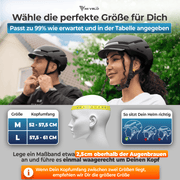 Nova Fietshelm - Met Voor- en Achterlichten - Optimale Zichtbaarheid en Veiligheid