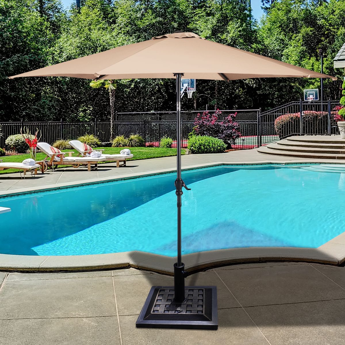Coast Parasolvoet - Gietijzer - 44 x 44 x 33 cm - Brons