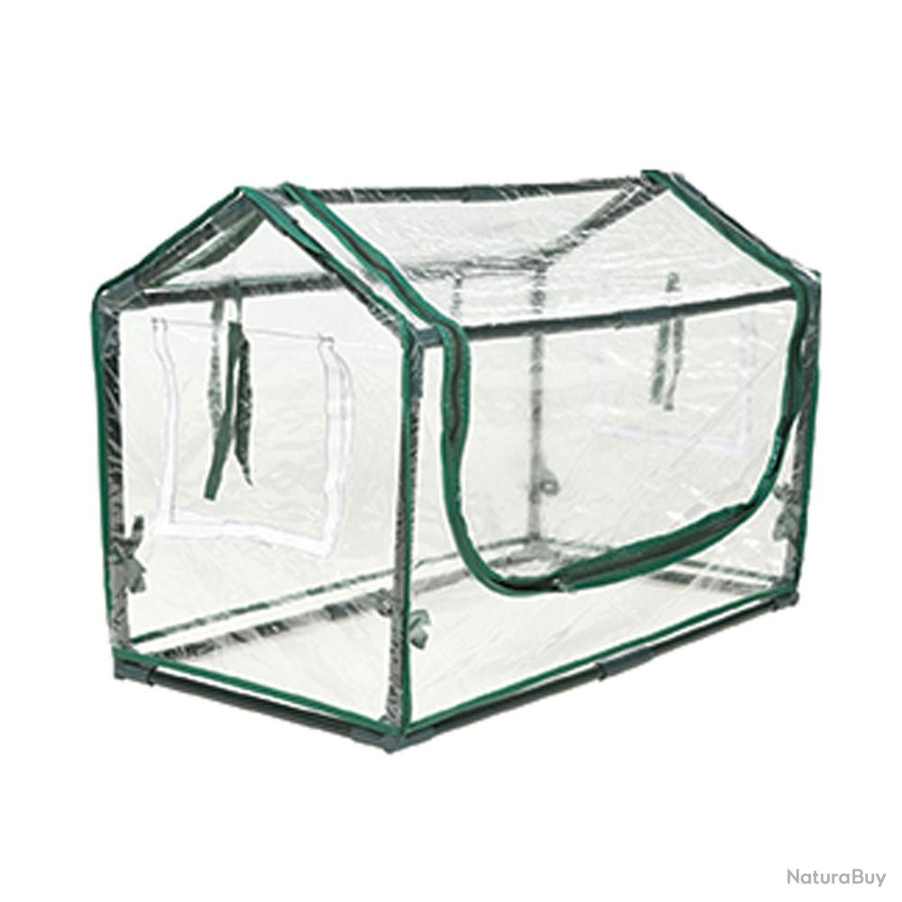 Kas Kweekkas – Metalen Frame & Kunststof Hoes – 40 x 78 x 50 cm – Transparant