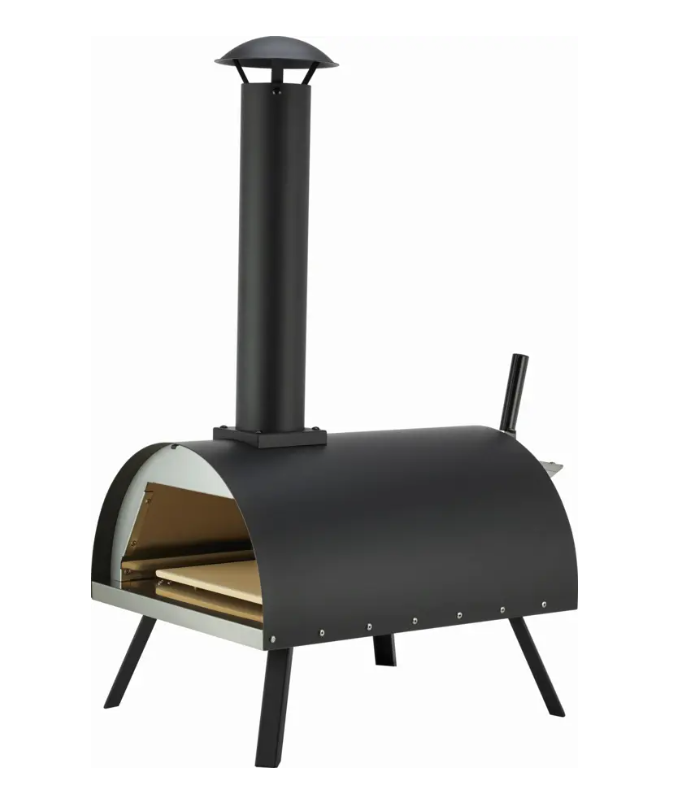 Jamestown Franky Pizza Oven - 83 x 41 x 81 cm - Zwart