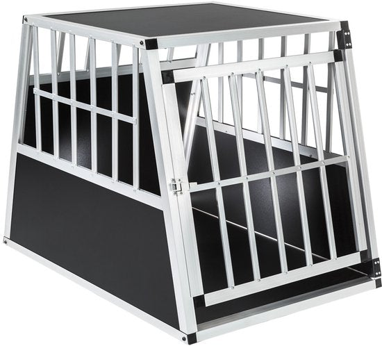 tectake® Autobench hondenbench Schnubi - Hondentransportbench - div afmetingen double of single (Single, 66 x 90 x 69,5 cm)