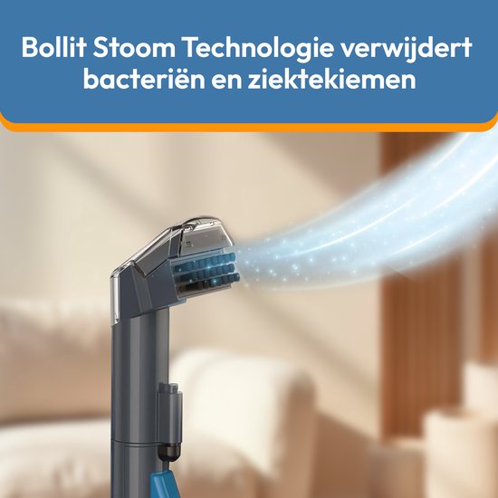 BOLLIT 5-in-1 Tapijtreiniger PRO 1650W - Stoomreiniger en Vlekkenreiniger - 100° Stoom - Bankreiniger - Meubelreiniger - Handstomer - Matrasreiniger - Zetelreiniger - Reiniger voor auto, bank, vloer, en tapijt
