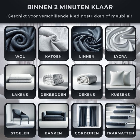 STAUS&BACH Lint Pro Ontpluizer Wit