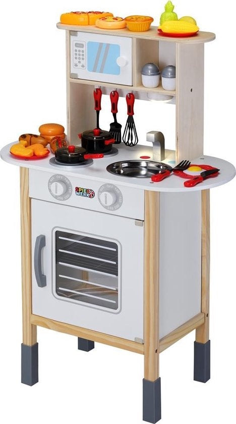 Spielwerk Speelkeuken Happy Kitchen - 35-delig - Realistisch