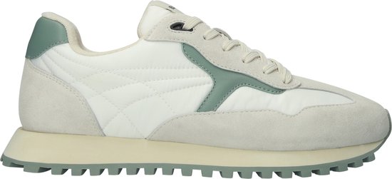 Blackstone Sneakers - Scoria Legend DG532 - Runner - Heren - 46 - Off White/Groen