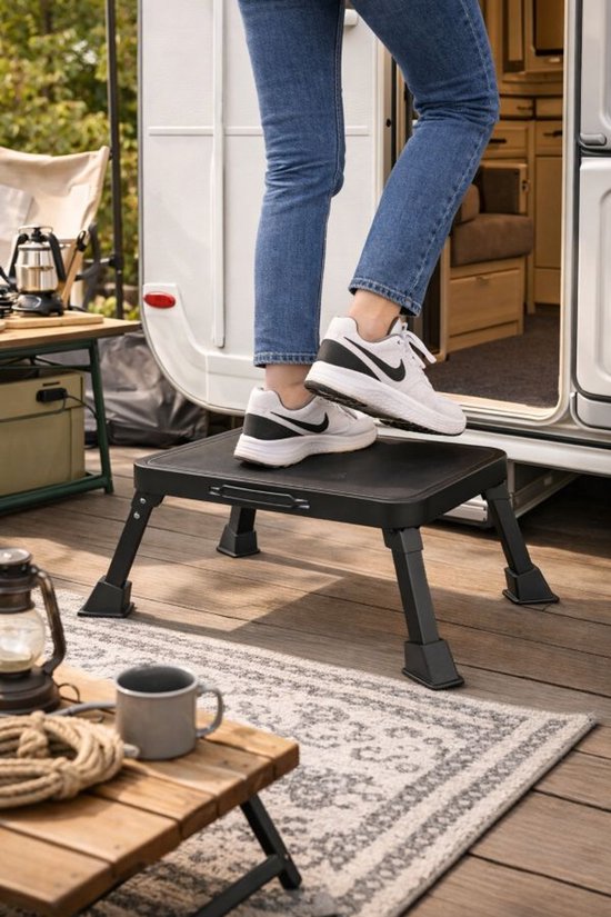 Ceruzo Opstapkruk Inklapbaar – Anti-Slip – 150 kg – Camping Keuken