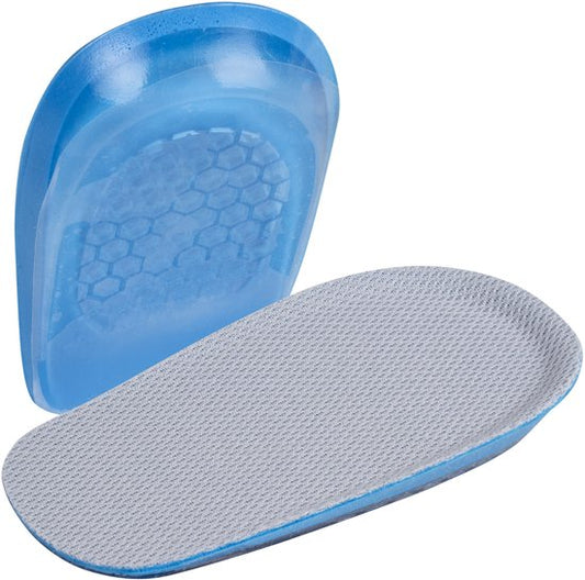 Nuvance Inlegzolen - 1.5cm Hakverhoger - Hielbeschermers - 2 Stuks - Maat 36-40 - Heren & Dames - Hielzooltjes - Blauw