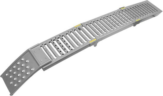 Carpoint Oprijplaat – Uitvouwbaar – Lengte 160-200cm - Breedte 25cm - Draagvermogen 250kg - Maximale oprijhoogte 55cm - Aluminium – Antislip