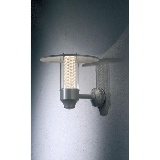 Konstsmide Nova Wandlamp Buiten - Gerichte Lichtbundel - Aluminium Zilver - GU10 Fitting