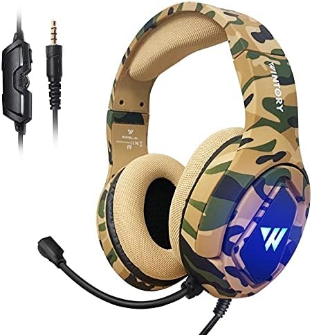 CoolTrends WINTORY Gaming Headset - PS5 PS4 PC Mac - Noise Cancelling Microfoon - Beige