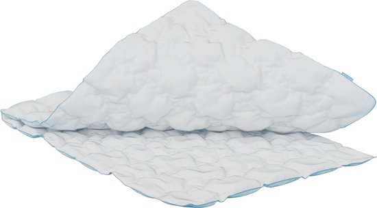 Cloudpillo Dons & Veren Dekbed 140x200 cm - 4 Seizoenen 2-in-1 - 15% Eendendons 85% Eendenveren - Downproof Katoen 233 TC - RDS & OEKO-TEX