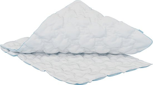 Cloudpillo Dons & Veren Dekbed 140x200 cm - 4 Seizoenen 2-in-1 - 15% Eendendons 85% Eendenveren - Downproof Katoen 233 TC - RDS & OEKO-TEX
