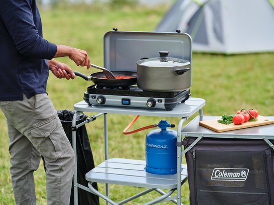Campingaz Camping Kitchen 2 Maxi R kooktoestel camping - 2-pits camping gas kooktoestel