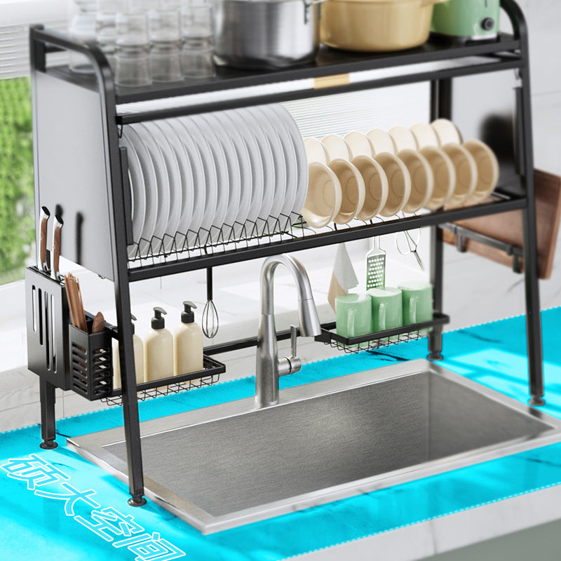 COOKER KING Keukenrek, Afdruiprek, Opbergrek voor aanrecht en gootsteen, Vaatrek, Messenrek, Snijplankrek, Verbeterd, 95 cm