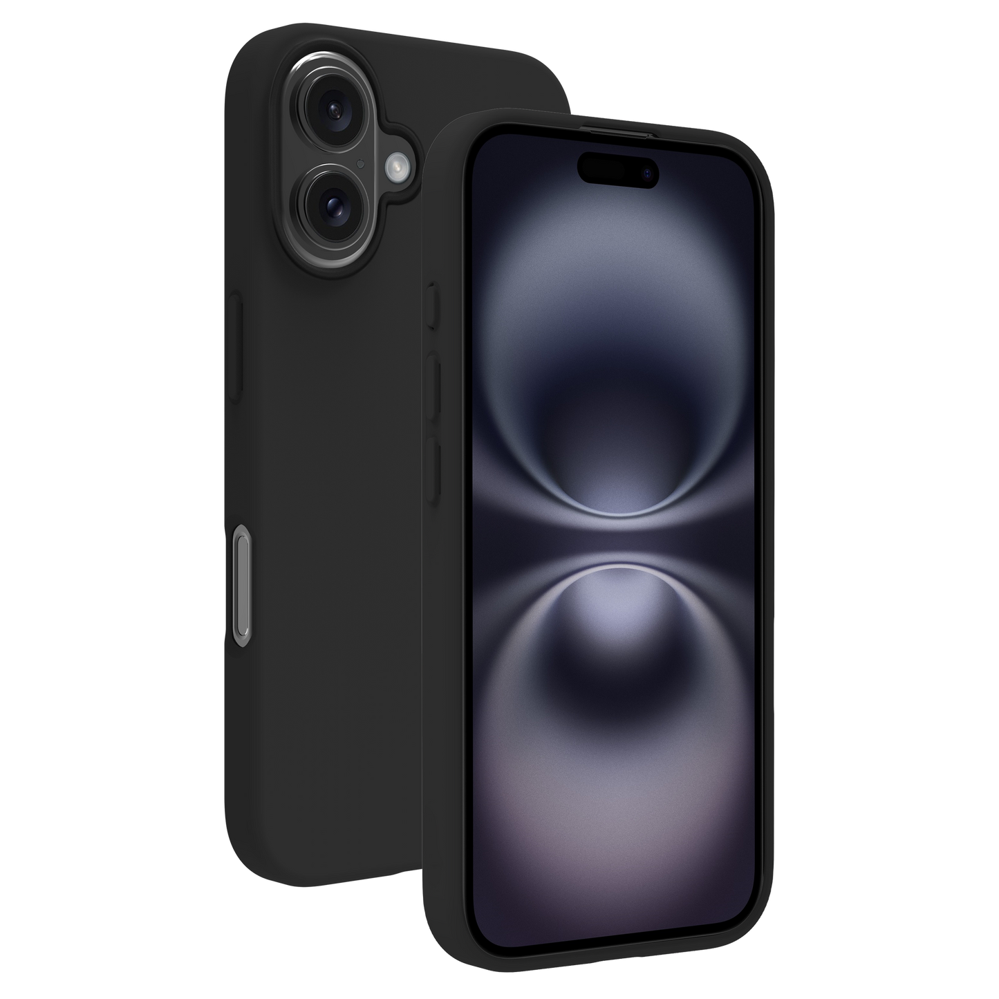 BeHello Hoesje iPhone 16 Soft Touch - MagSafe - Zwart