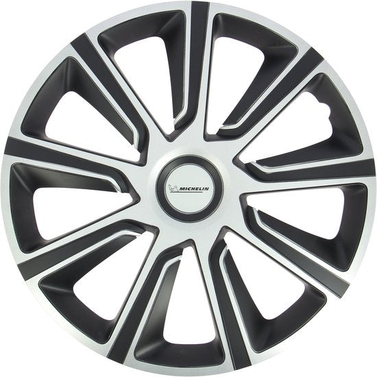 Michelin Wieldoppen 16 inch - zilver/zwart - 4 stuks
