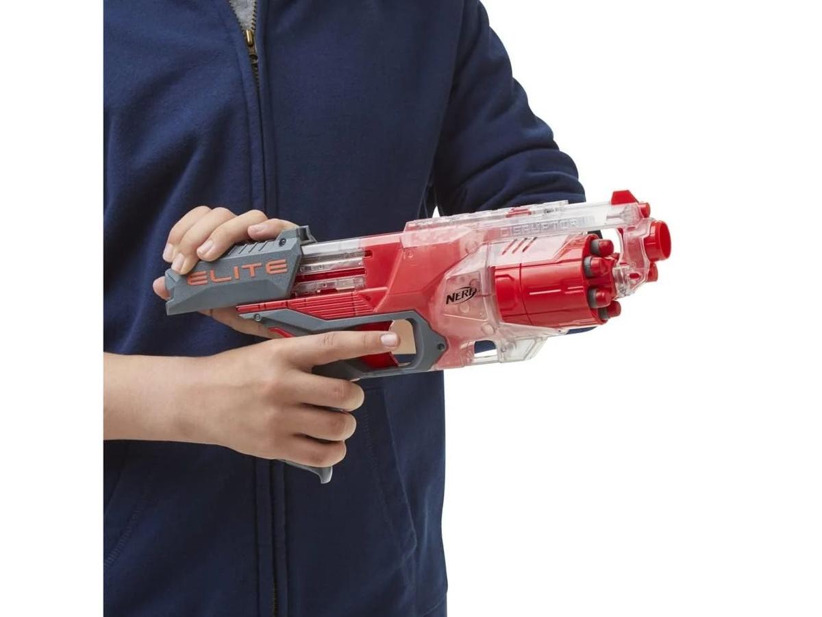 Nerf N-Strike Elite Disruptor Blaster - 6 Pijltjes - Afmetingen 32 x 8 x 23 cm - Blauw