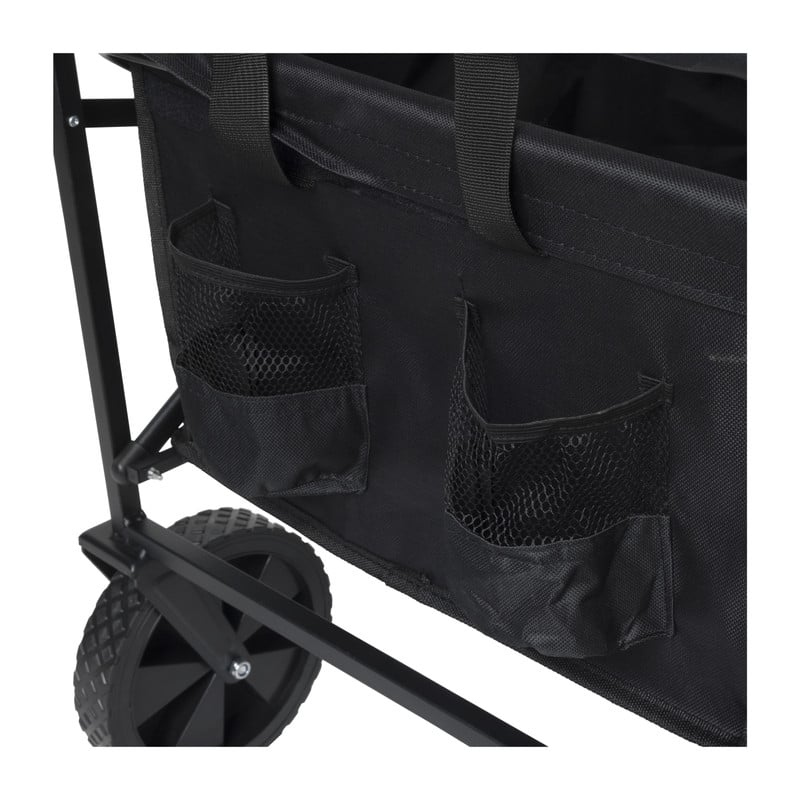 Xenos Opvouwbare Bolderkar - 103 x 54 x 108 cm - Zwart