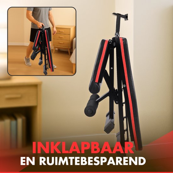 Fitby Fitnessbank - Halterbank - Bench Press - Trainingsbank - Verstelbaar - 150 kg Draagkracht - Inklapbaar - Zwart