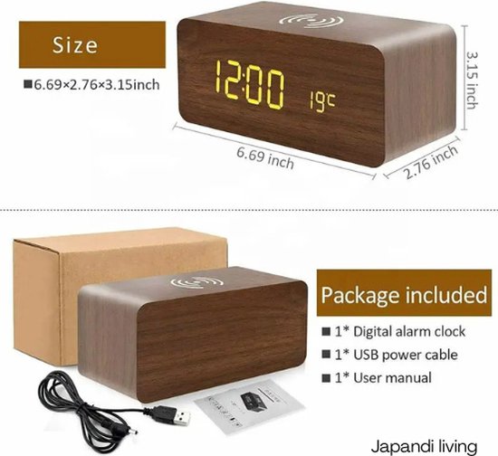 Home & Comfort - alarm clock - wireless charging