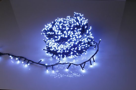 Rechte licht LED 16m 750L warm wittegroene draad 24V constant ext. 3m