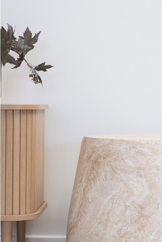 House Nordic Bijzettafel Bonn Natuur Ø47,5cm