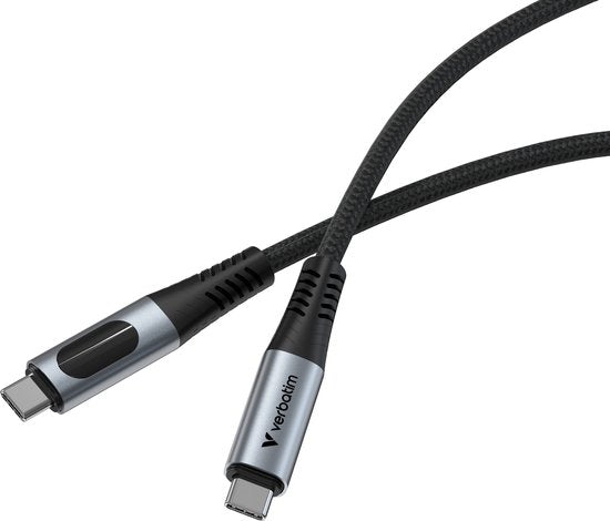 Verbatim Sync & Charge Kabel Usb-C Naar Usb-C 40Gb/S 240W Voor Telefoons