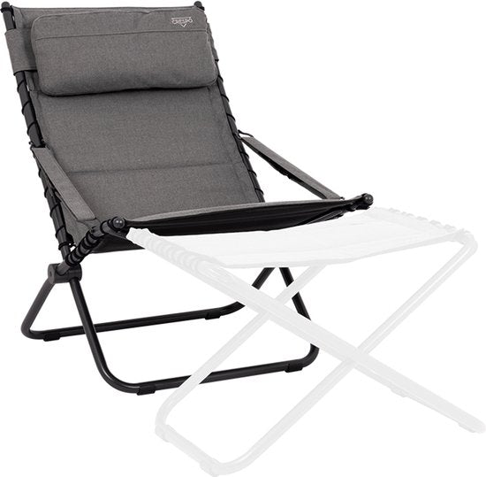 Crespo - Loungestoel - AP/262 - Tex-Comfort - Licht grijs
